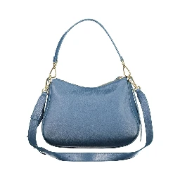Blue Leather Handbag