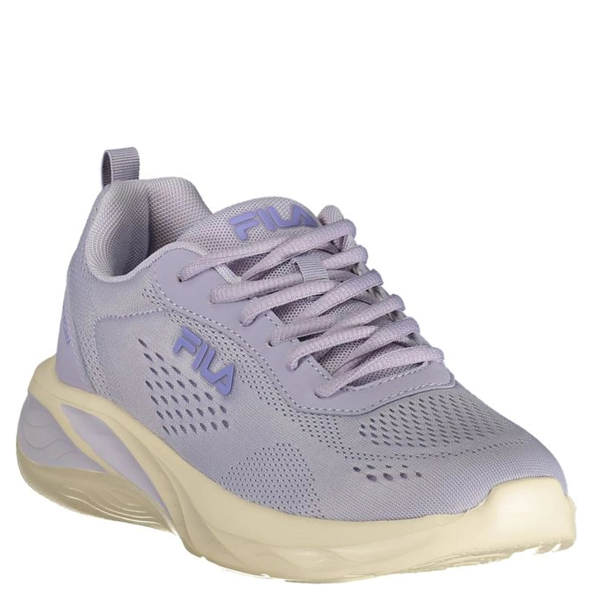 Purple Polyester Athletic Sneakers