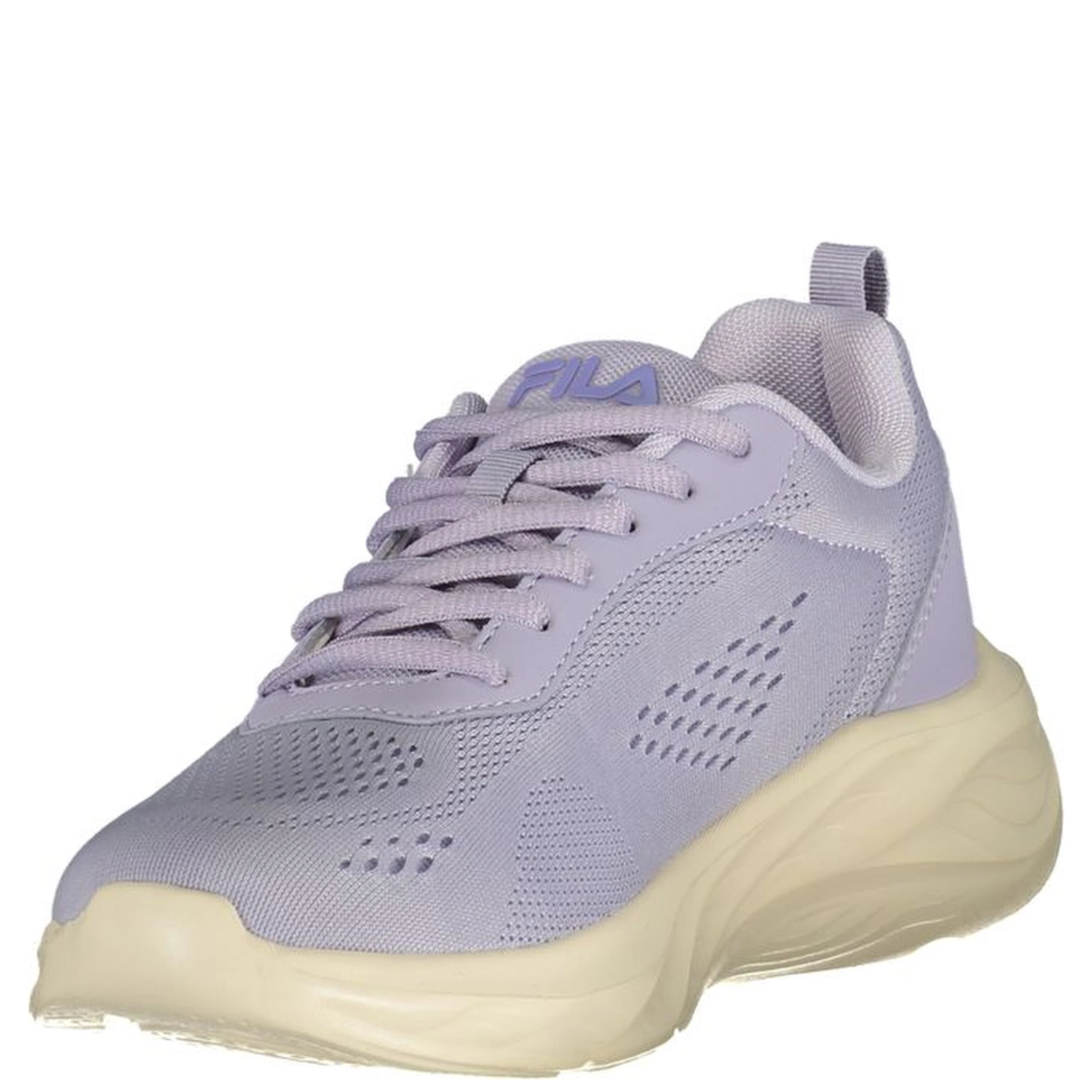 Purple Polyester Athletic Sneakers