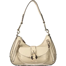 Beige Polyethylene Handbag