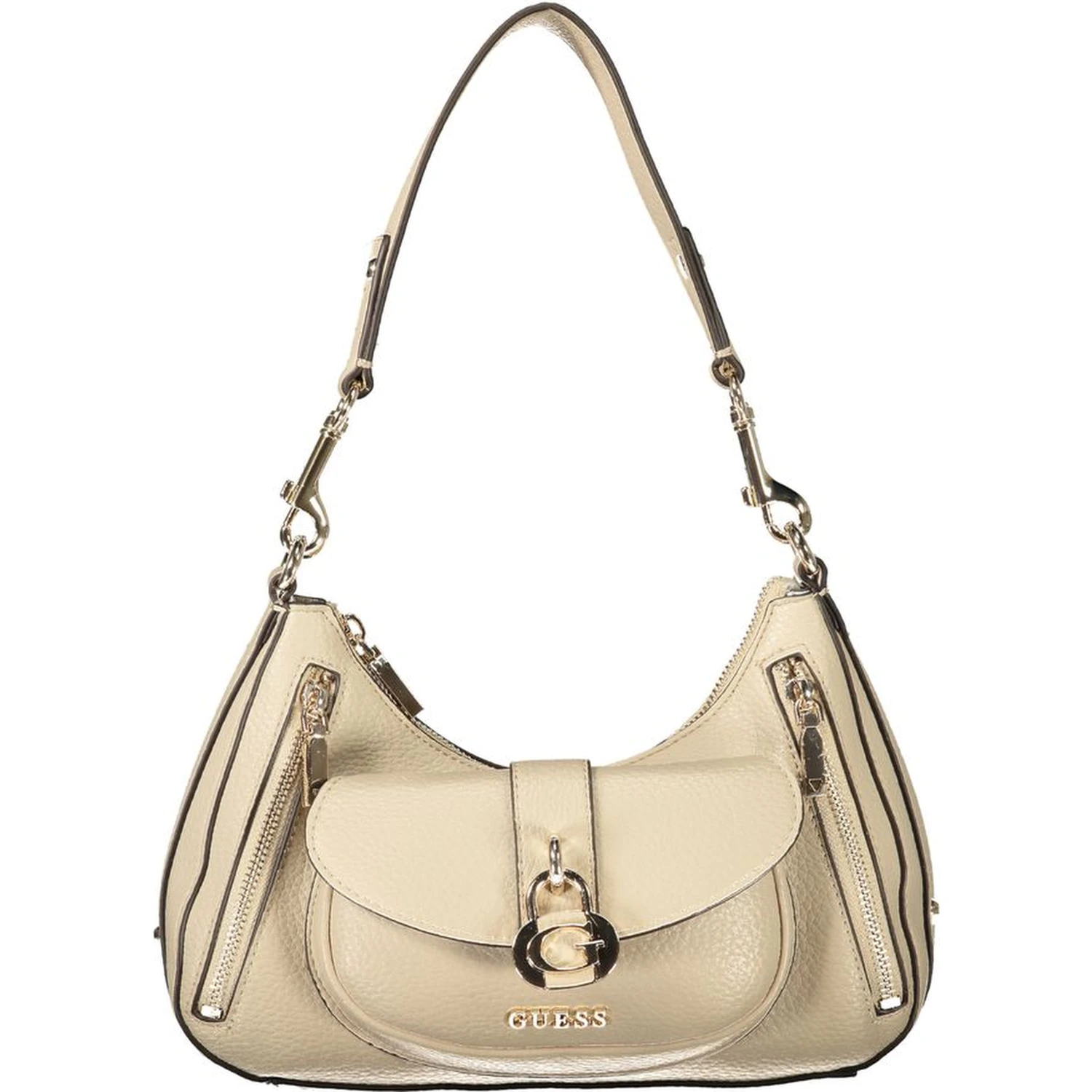 Beige Polyethylene Handbag