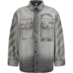Gray Denim Shirt