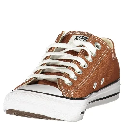 Brown Polyester Athletic Sneakers