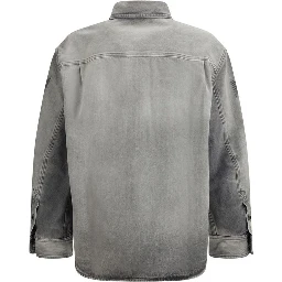 Gray Denim Shirt