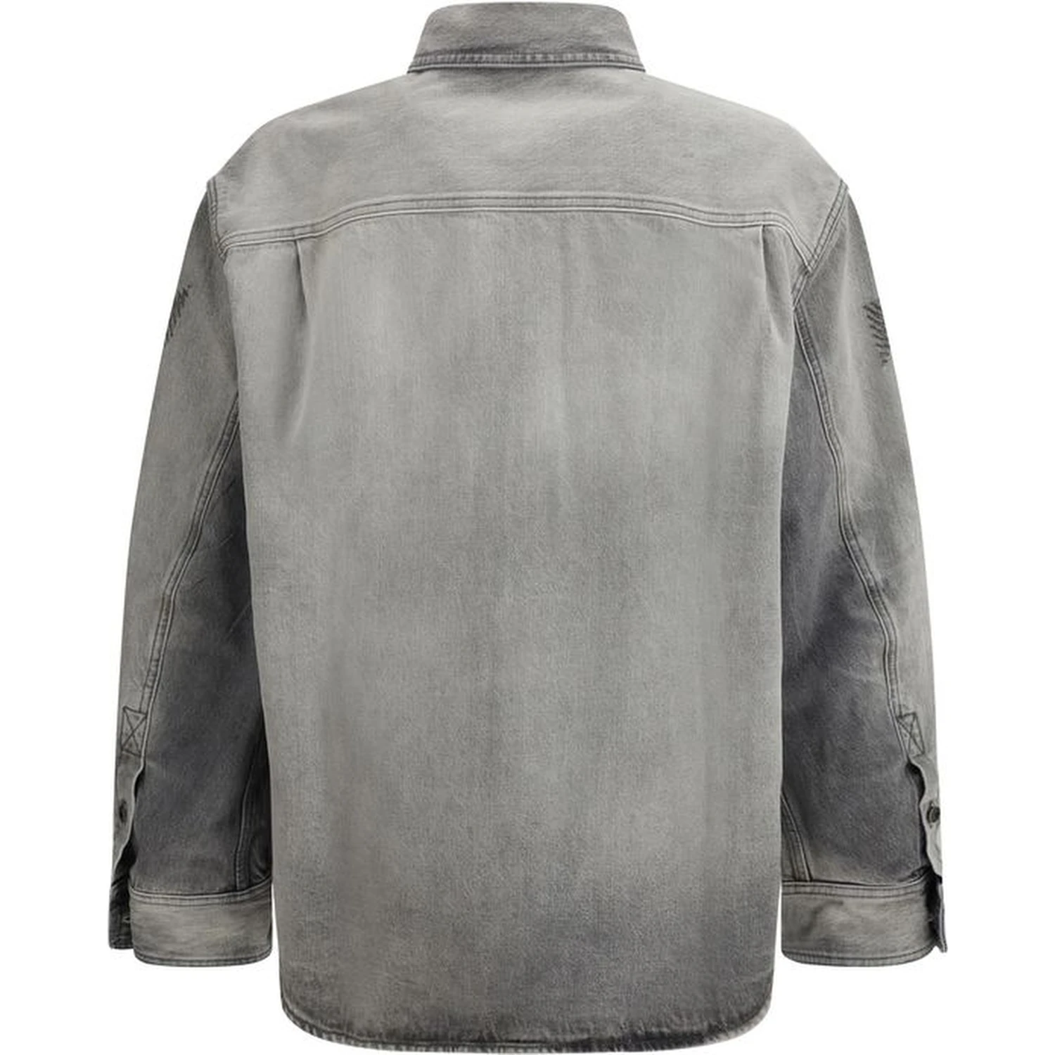 Gray Denim Shirt