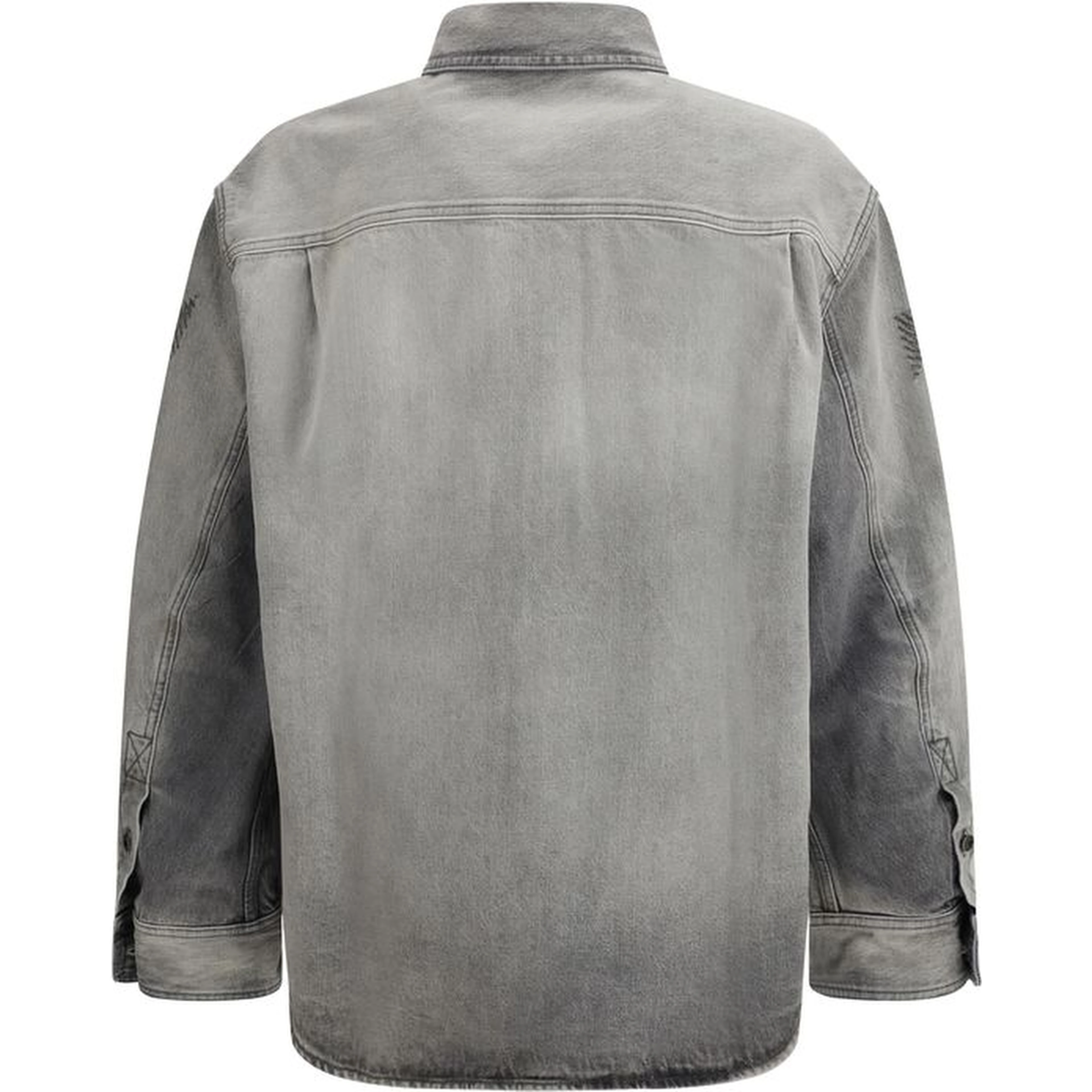 Gray Denim Shirt