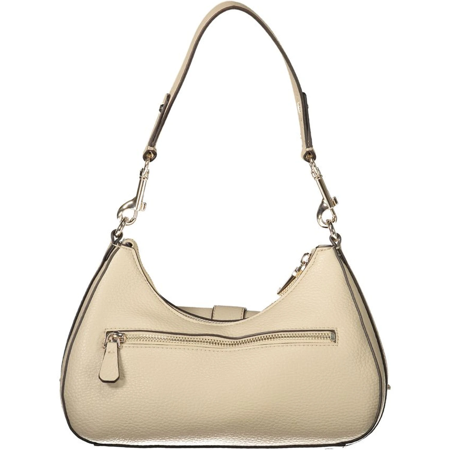 Beige Polyethylene Handbag