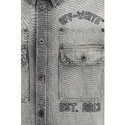 Gray Denim Shirt