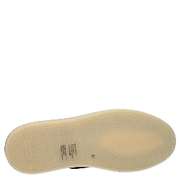 Brown Leather Low Top Sneakers