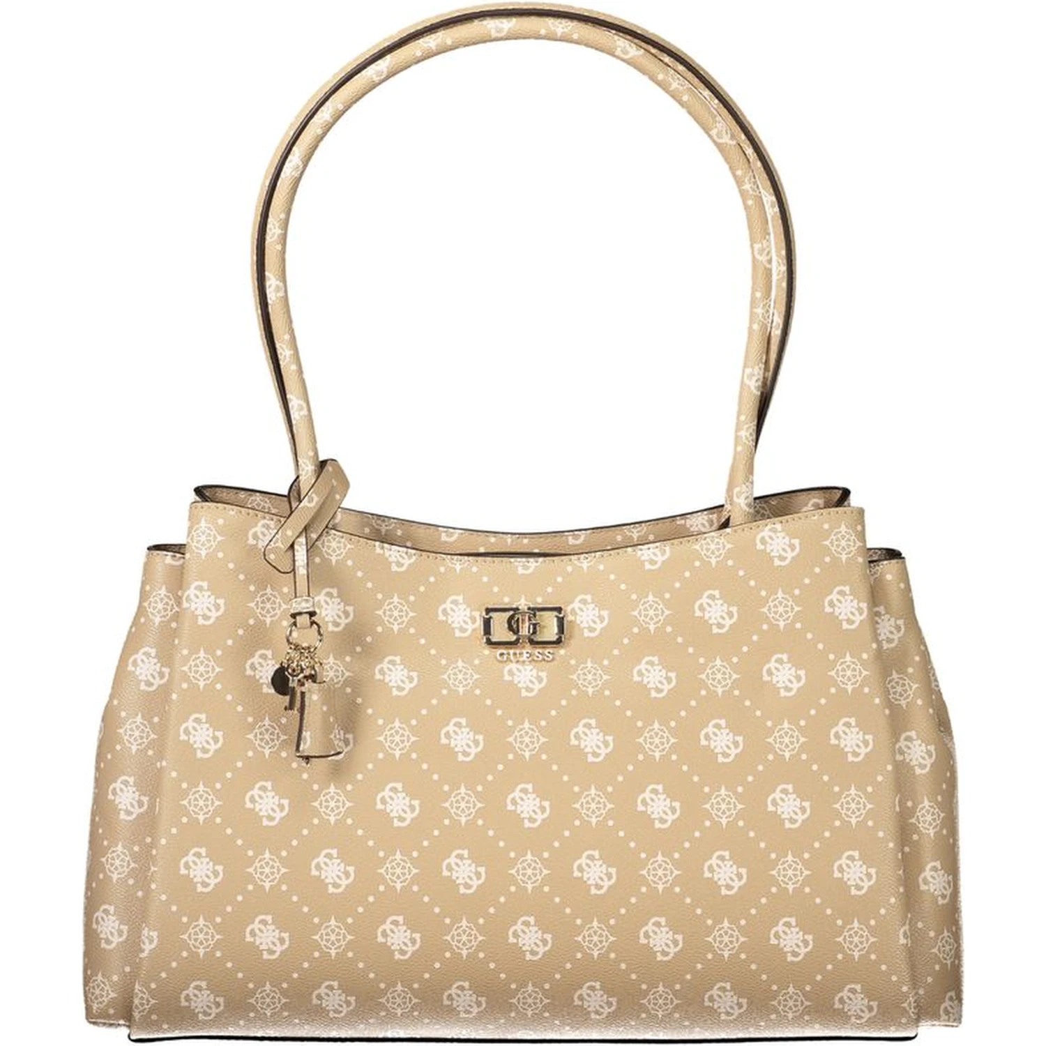 Beige Polyethylene Handbag