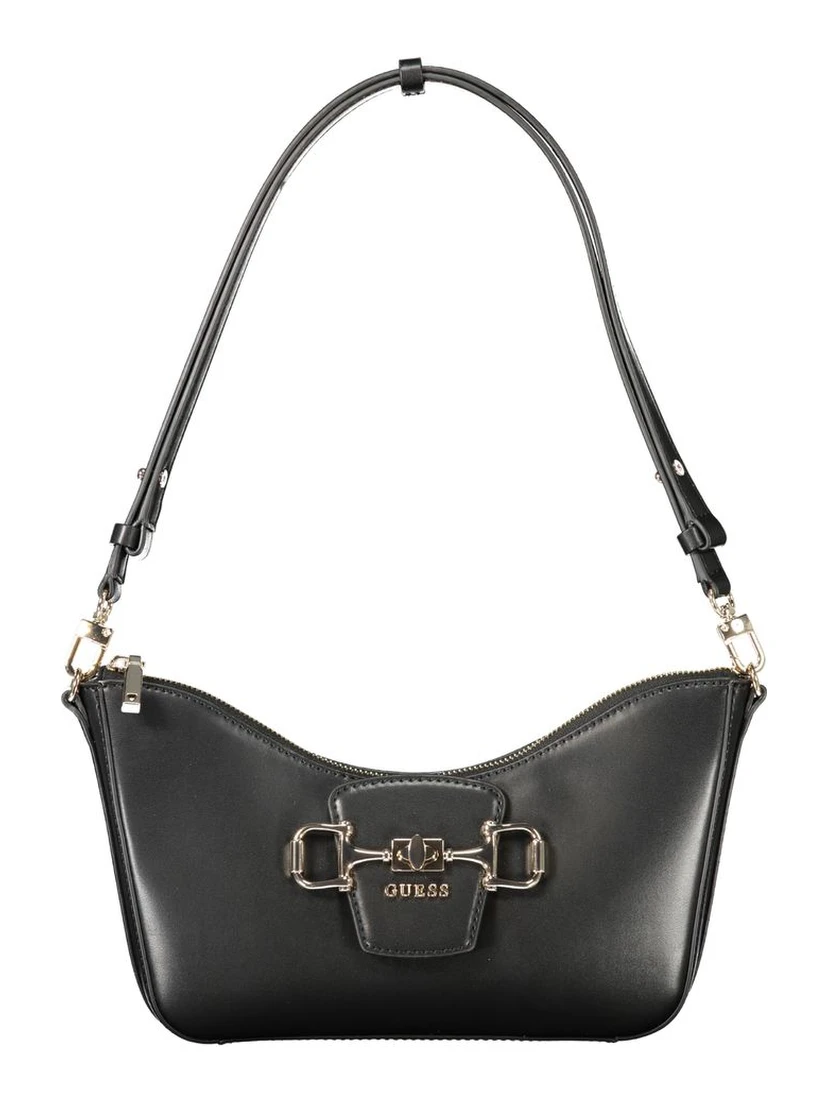 Beige Polyurethane Women Handbag