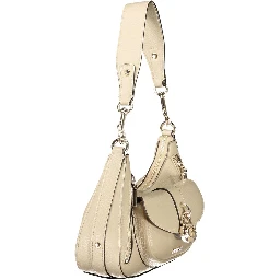 Beige Polyethylene Handbag