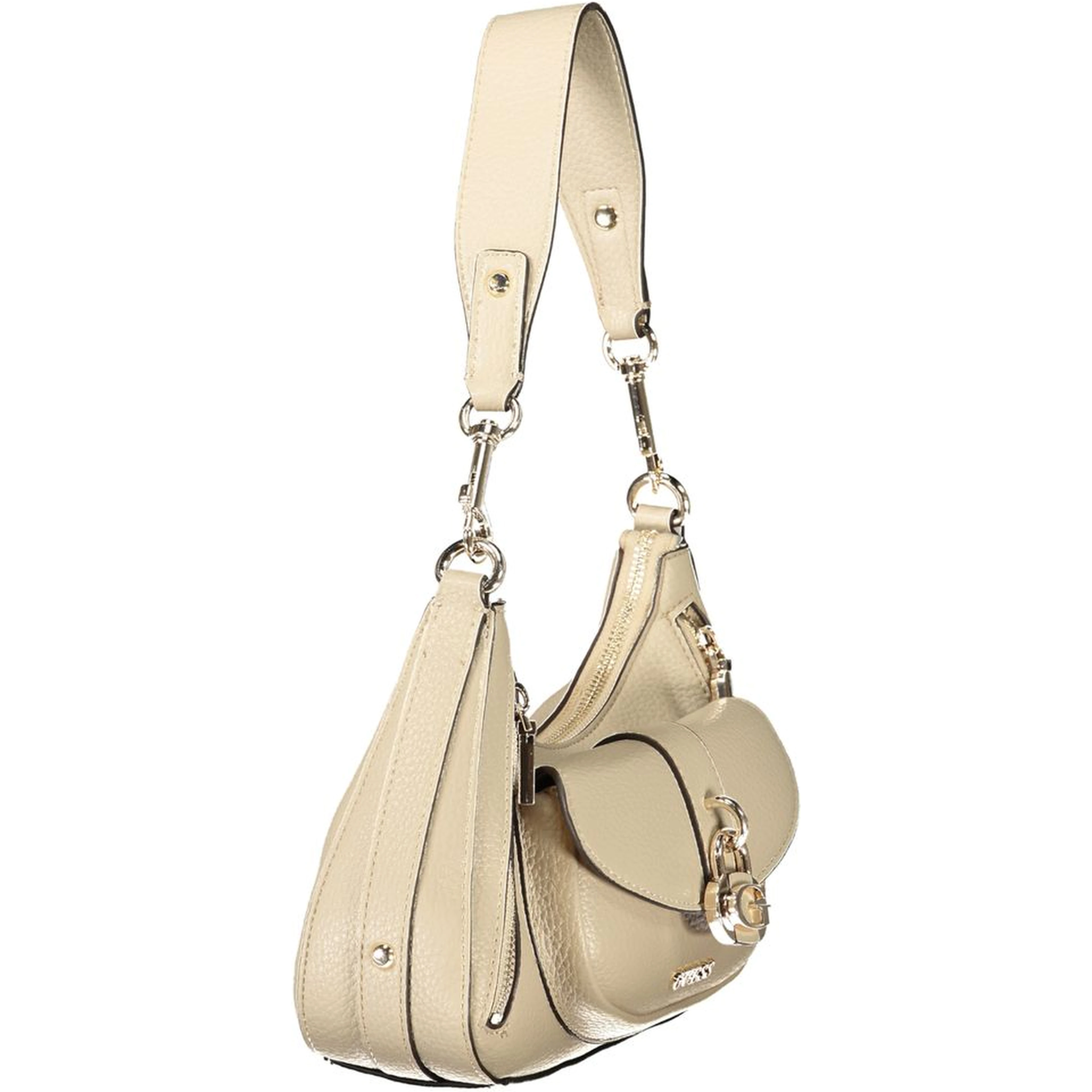 Beige Polyethylene Handbag