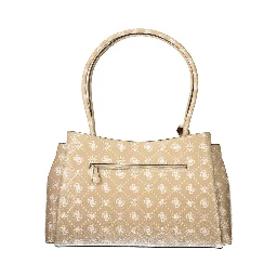 Beige Polyethylene Handbag