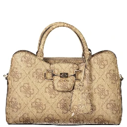 Beige Polyethylene Handbag