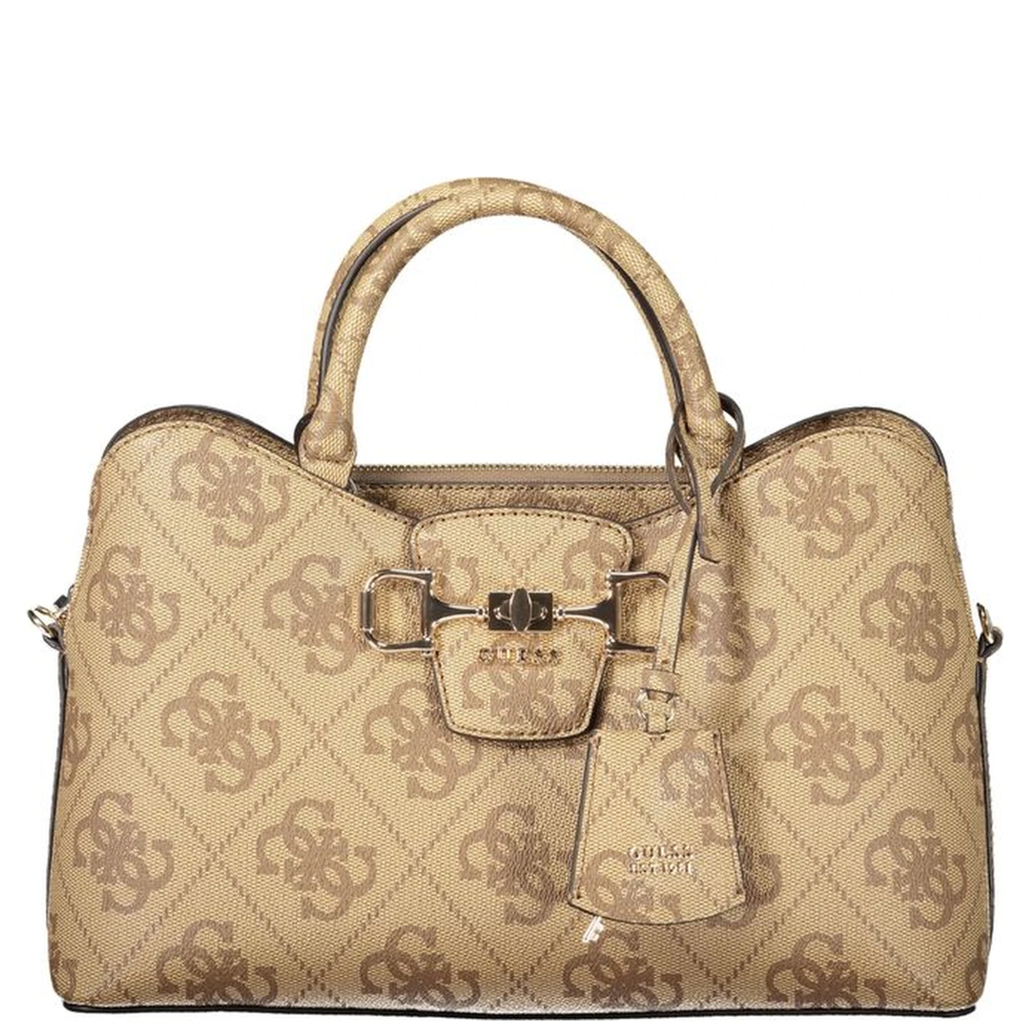 Beige Polyethylene Handbag