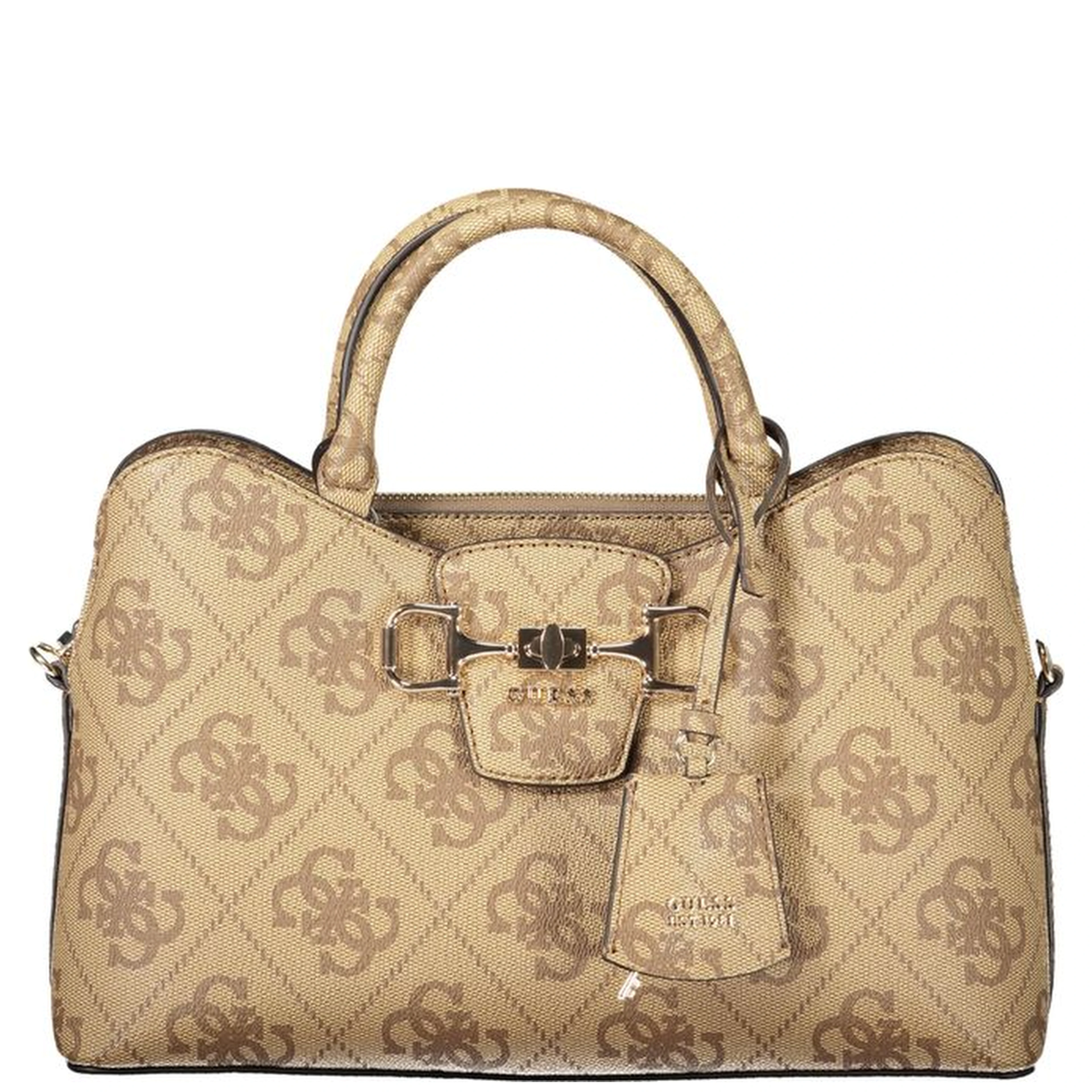 Beige Polyethylene Handbag