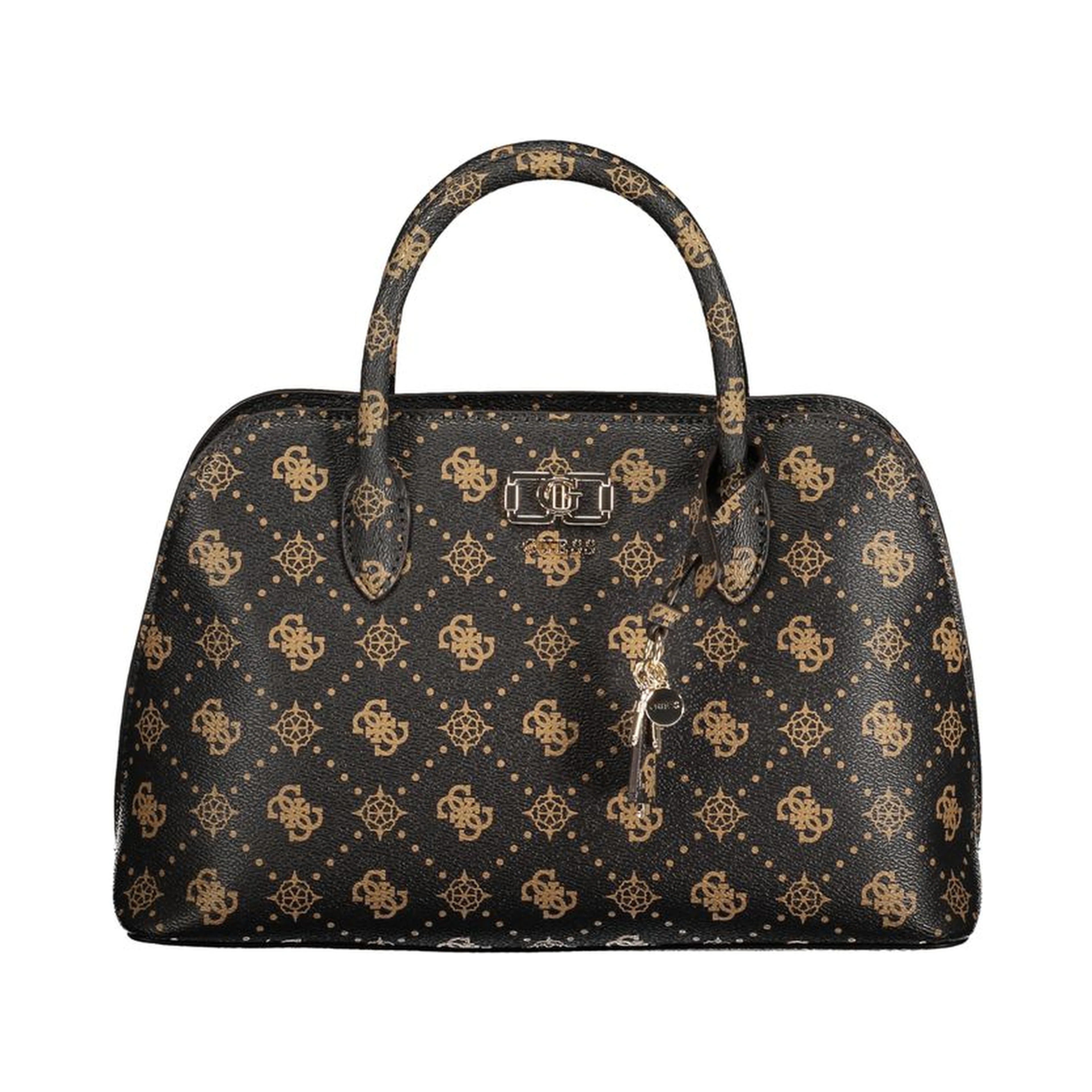 Marrone Polyurethane Woman Handbag