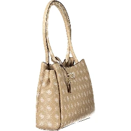 Beige Polyethylene Handbag