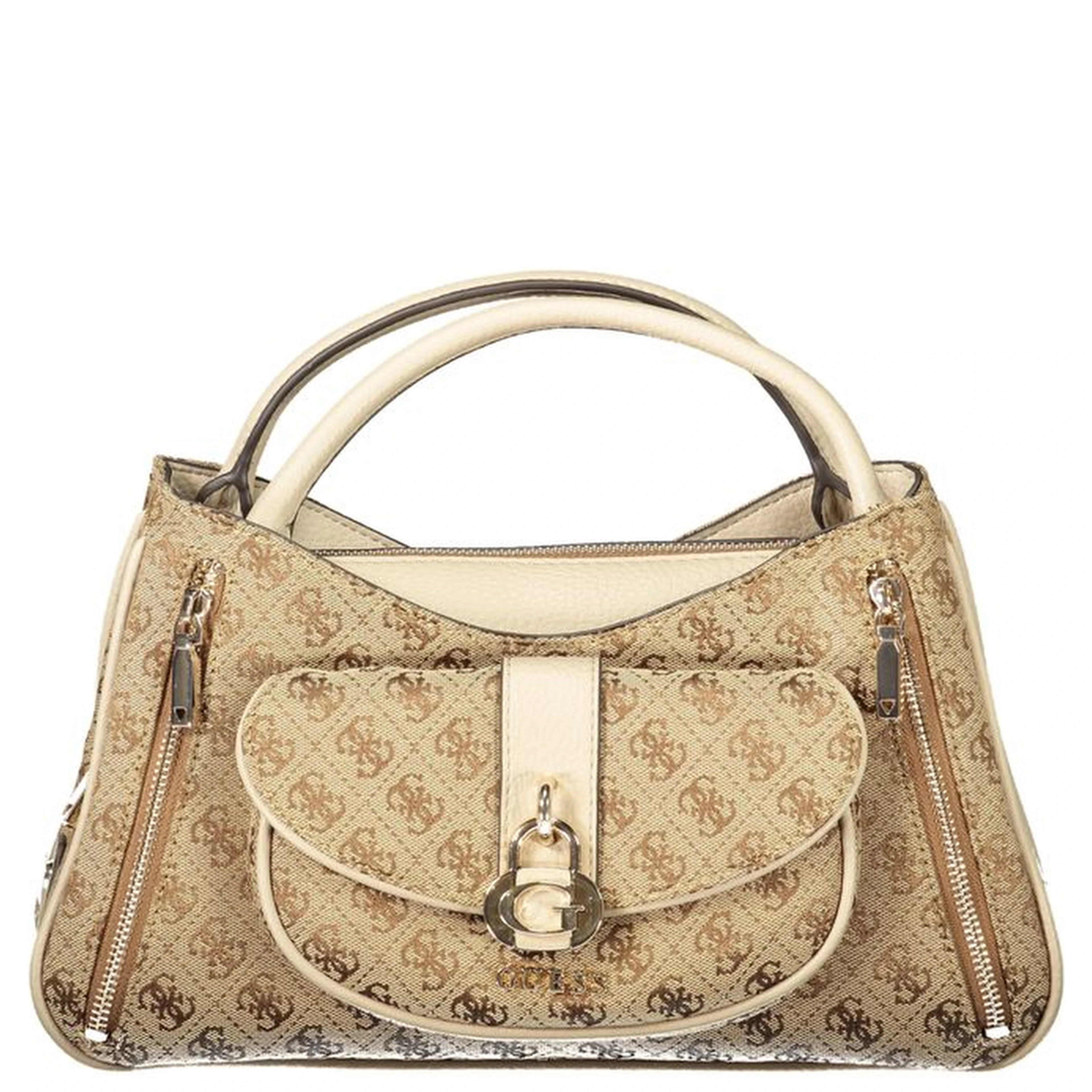 Beige Poliuretano Women Handbag