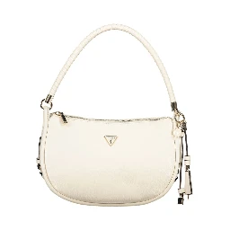 White Polyurethane Women's Handbag
