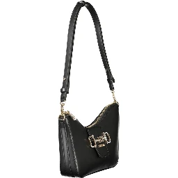 Beige Polyurethane Women Handbag