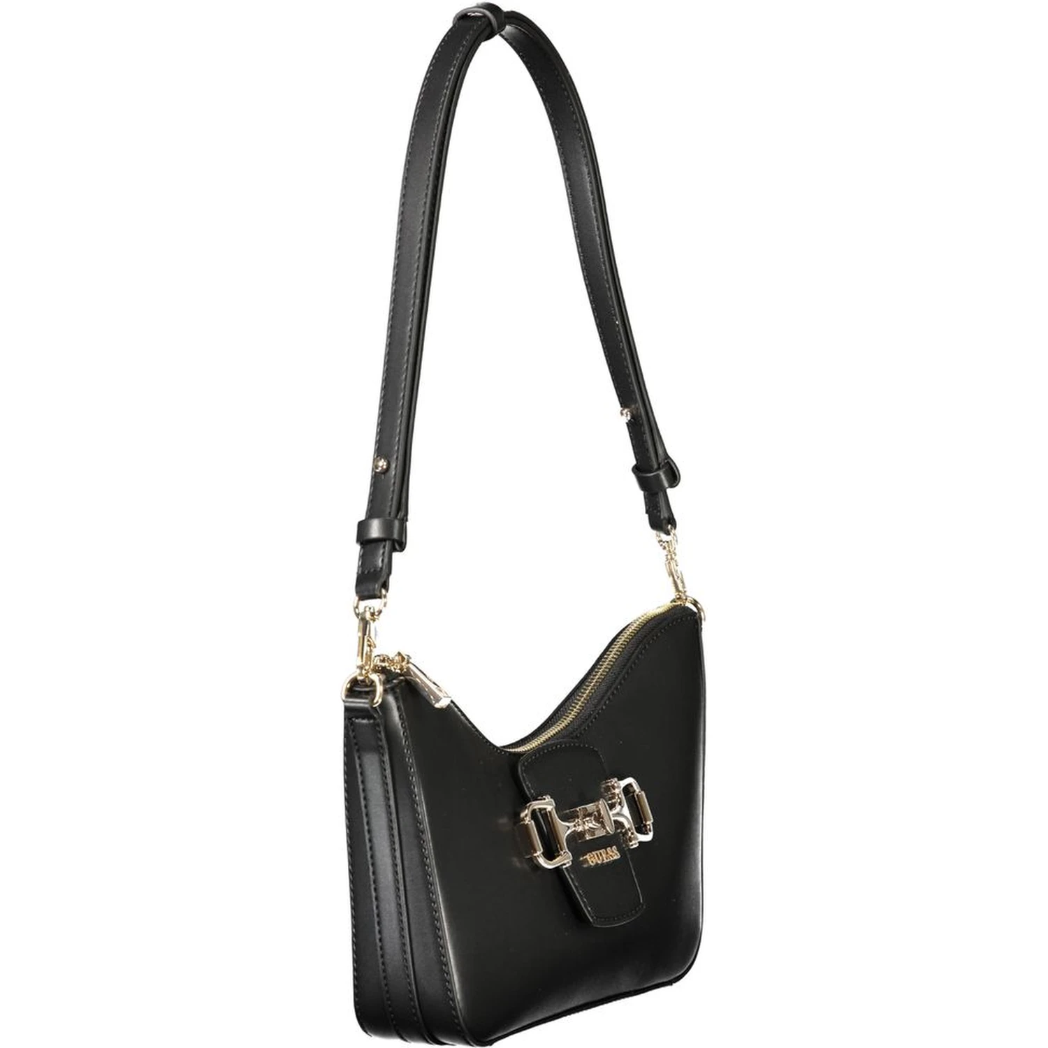 Beige Polyurethane Women Handbag