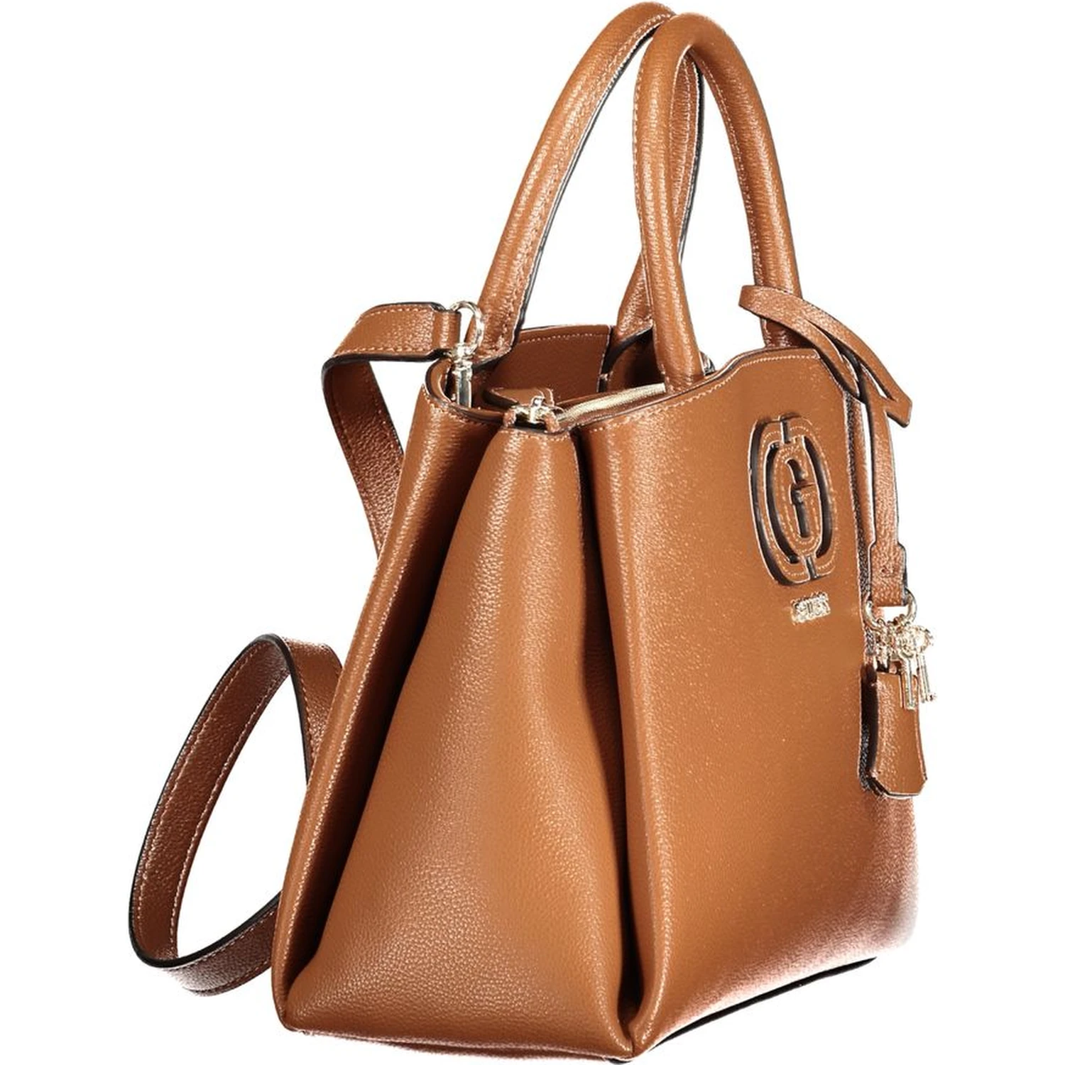 Brown Polyethylene Handbag