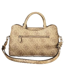 Beige Polyethylene Handbag