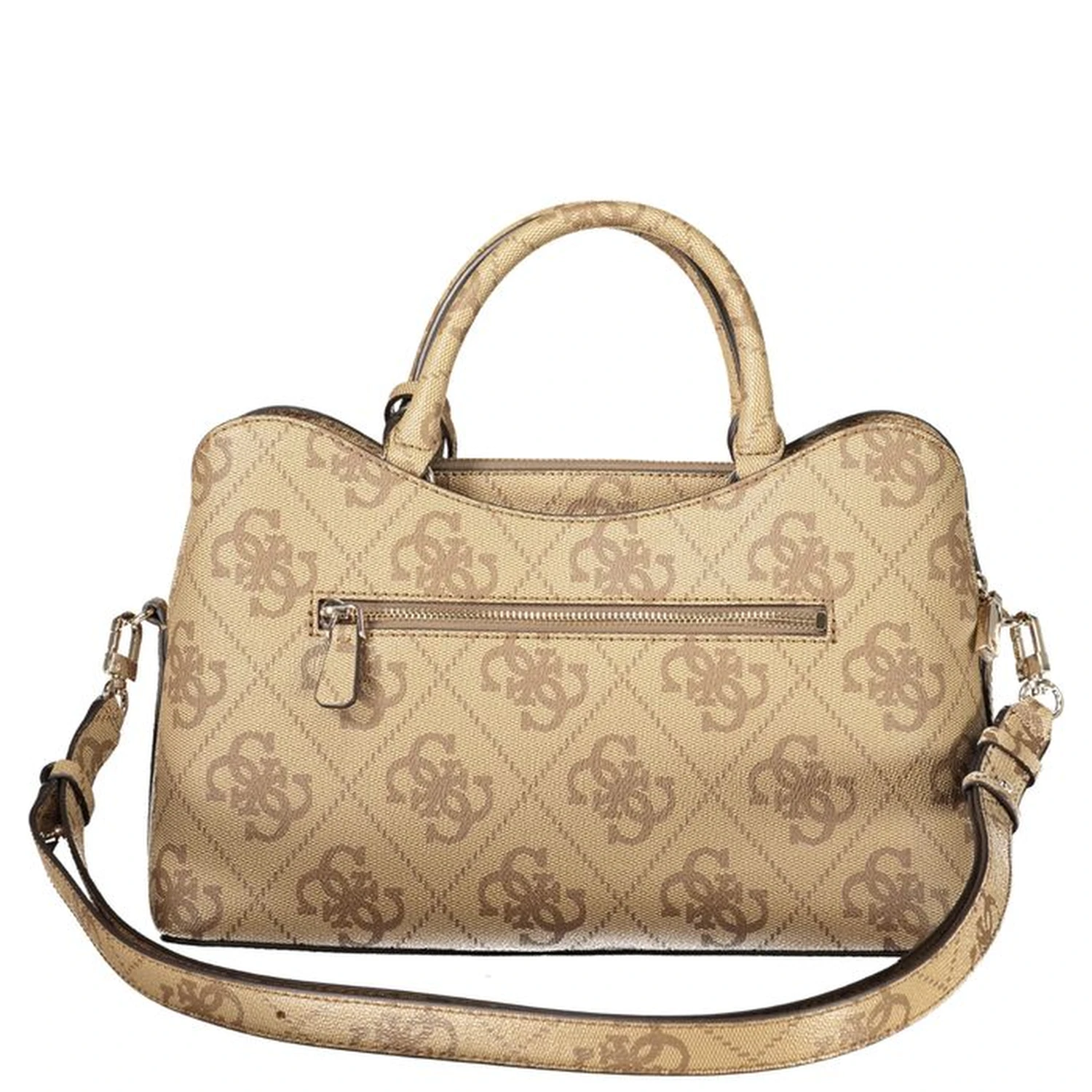 Beige Polyethylene Handbag