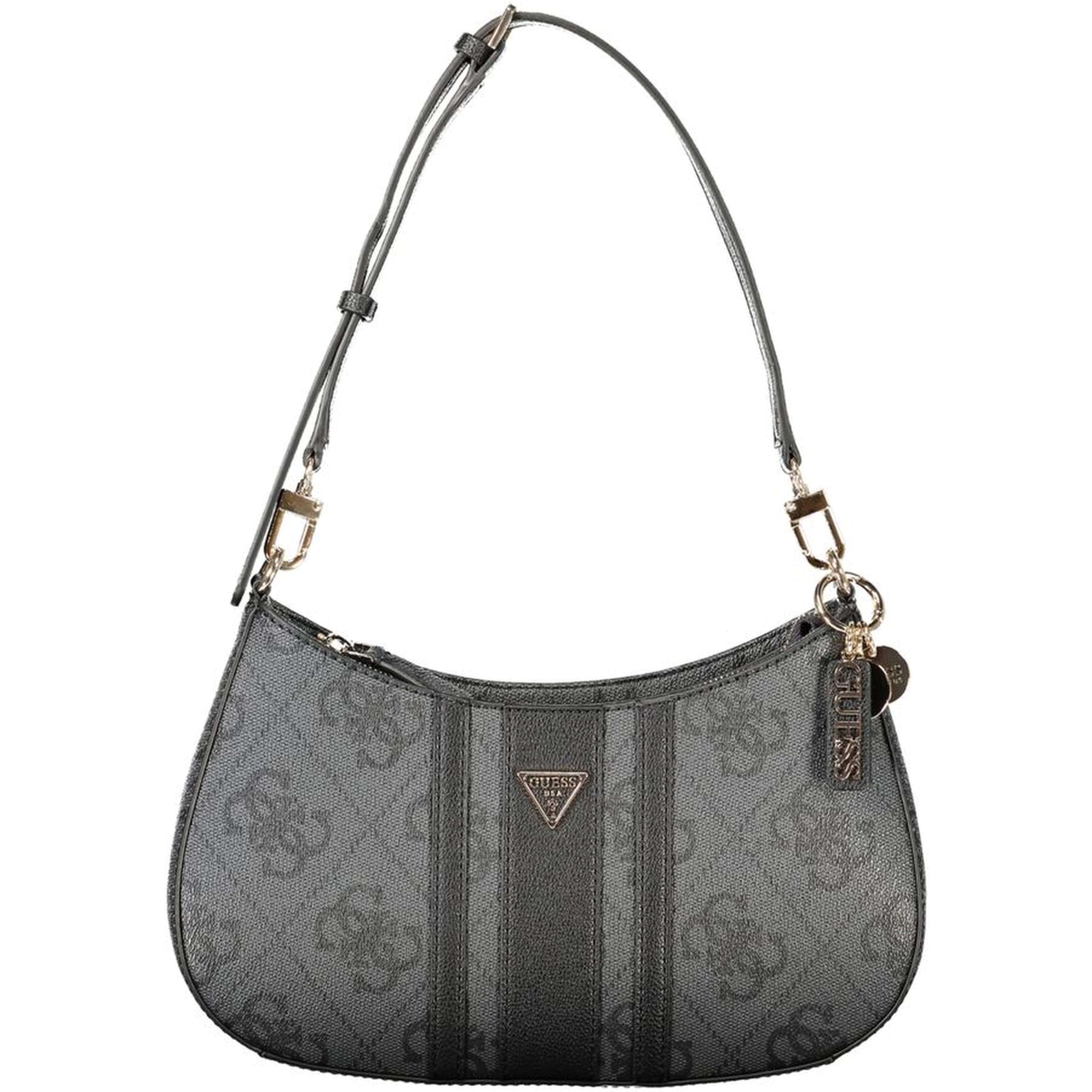 Black Polyurethane Women's Bag