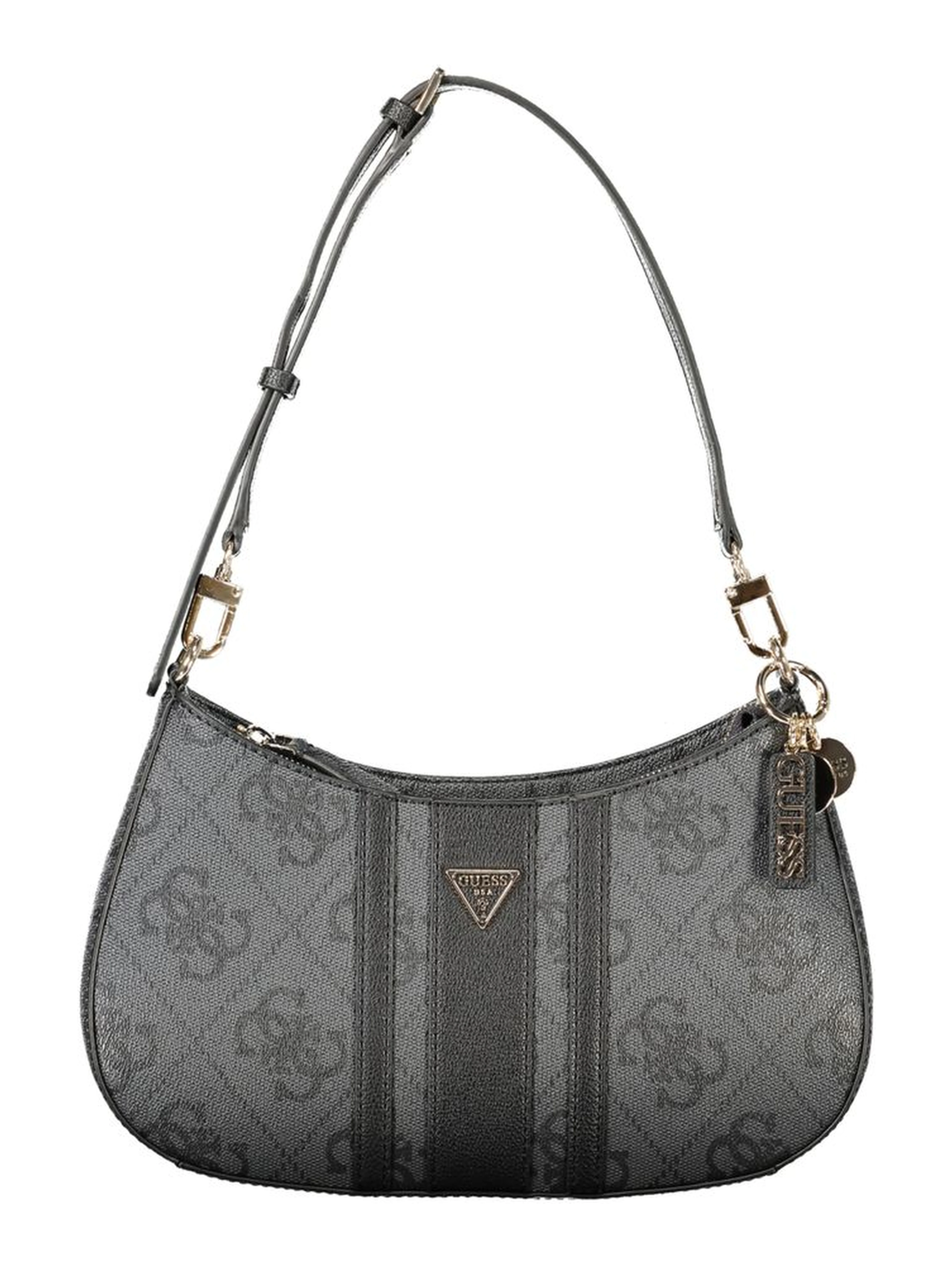 Black Polyurethane Women's Bag