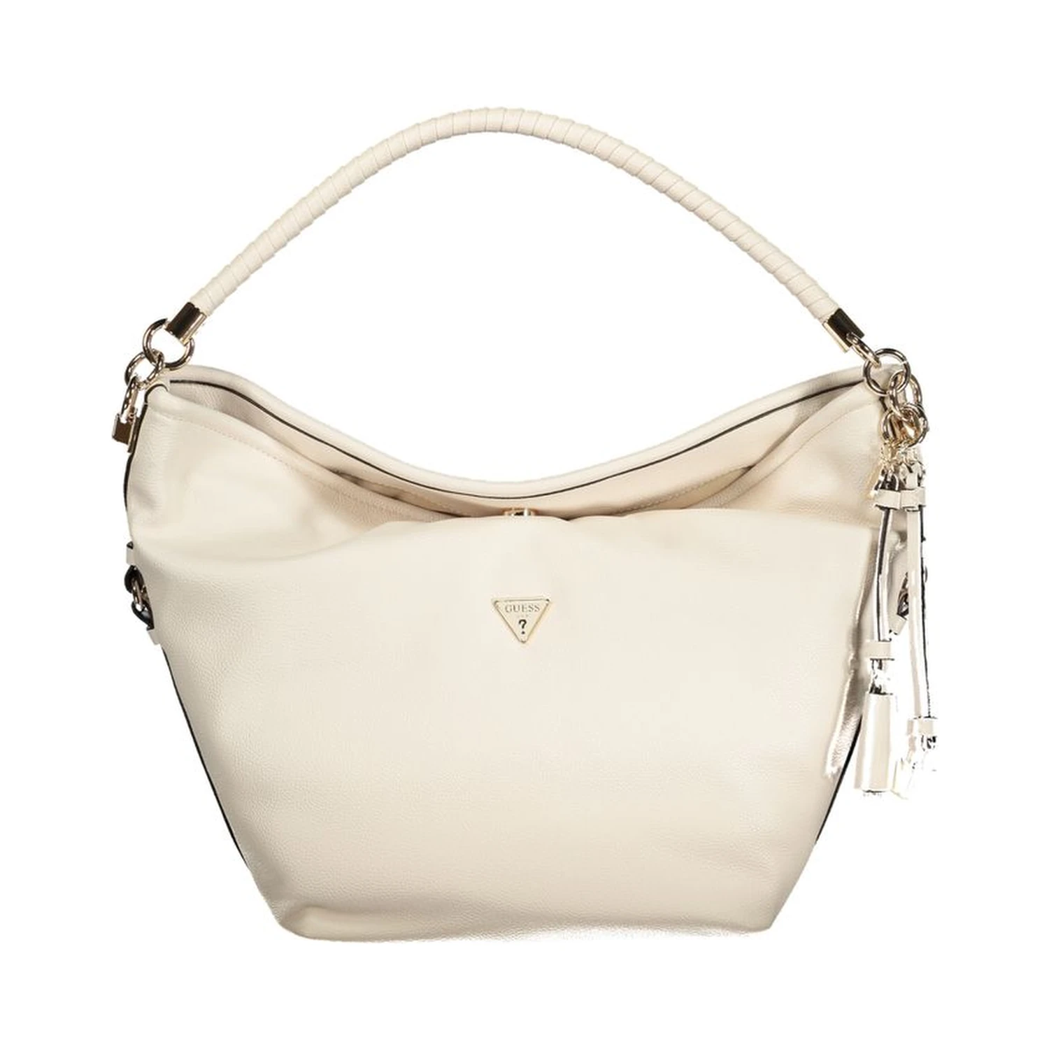 Black Polyurethane Women Handbag