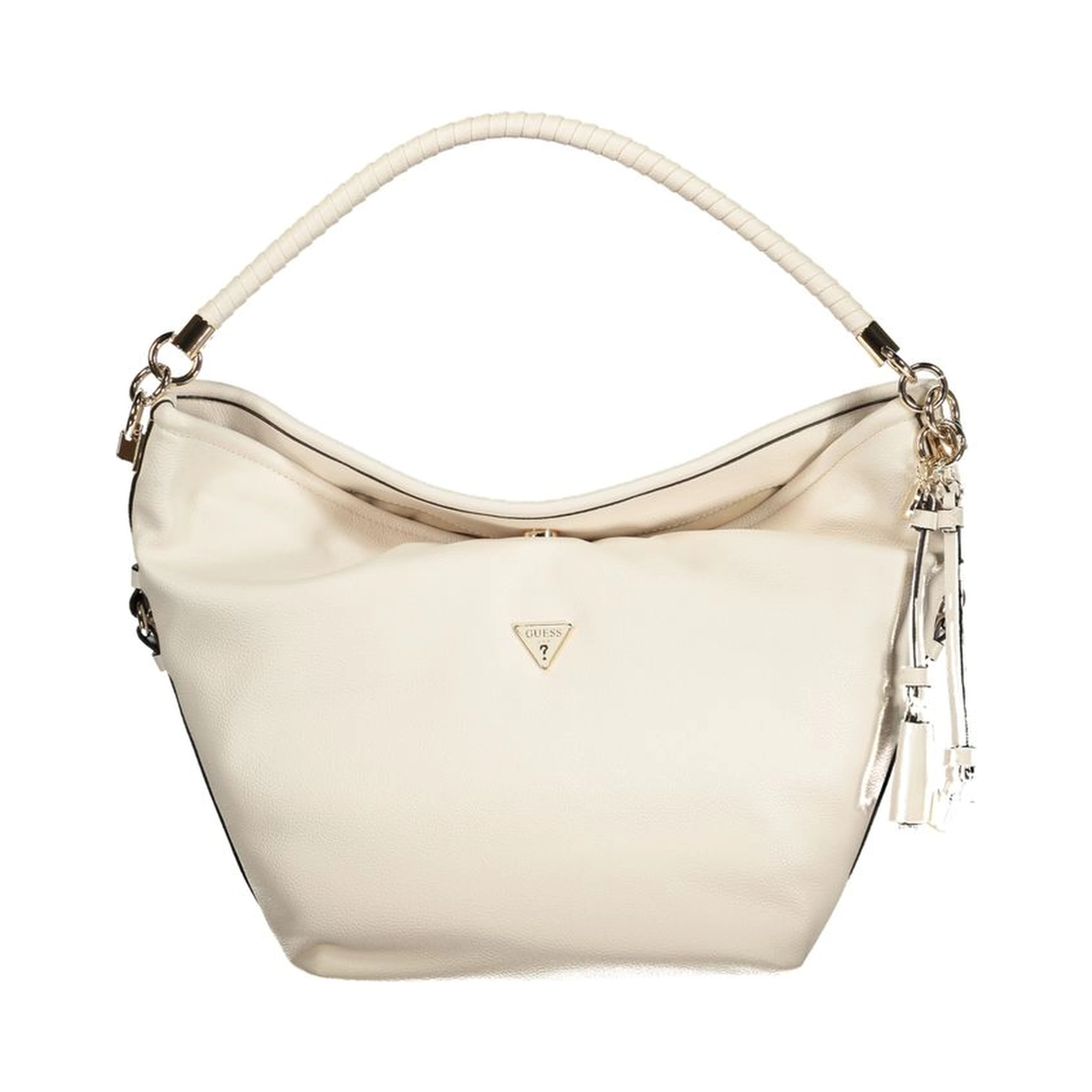 Black Polyurethane Women Handbag