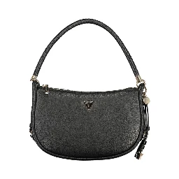 "Nero Polyurethane Women Handbag"