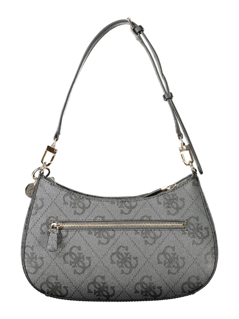 Black Polyurethane Women's Bag