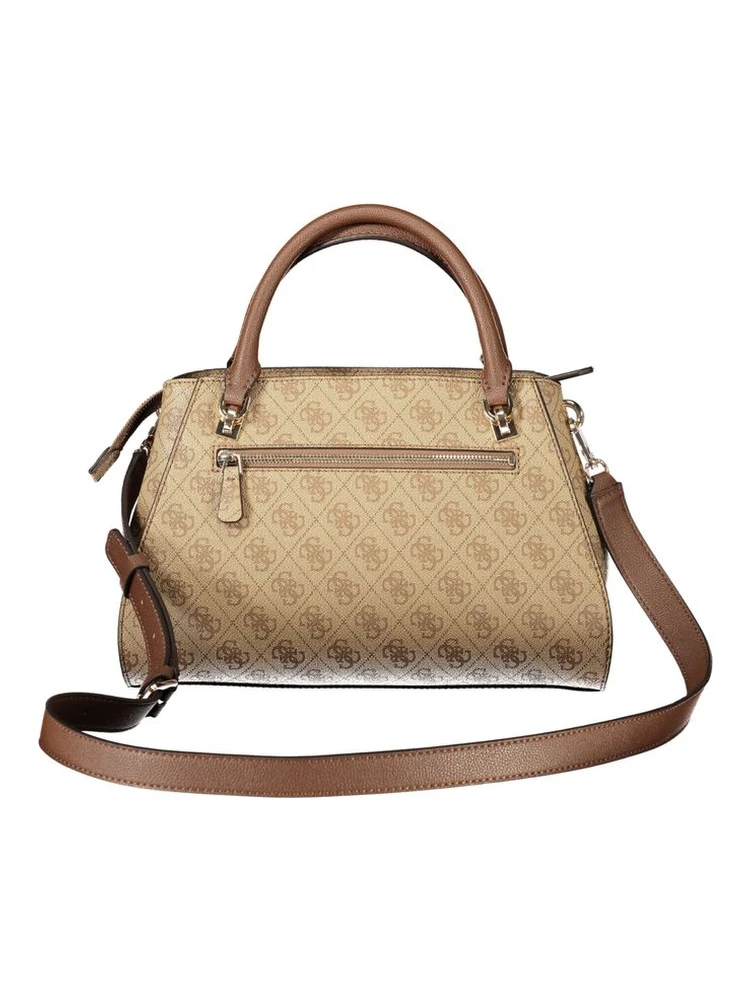 Beige Polyurethane Women Handbag alternative