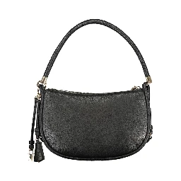 "Nero Polyurethane Women Handbag"