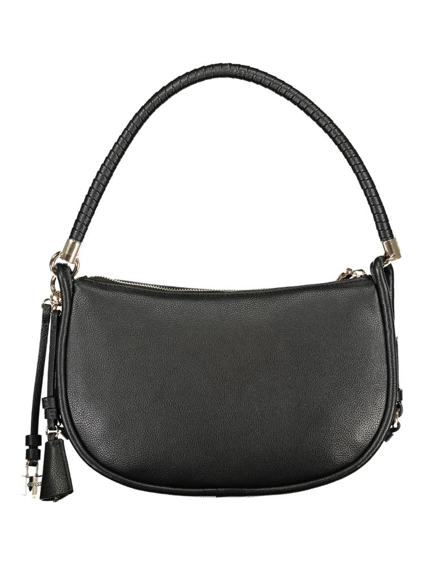 "Nero Polyurethane Women Handbag"