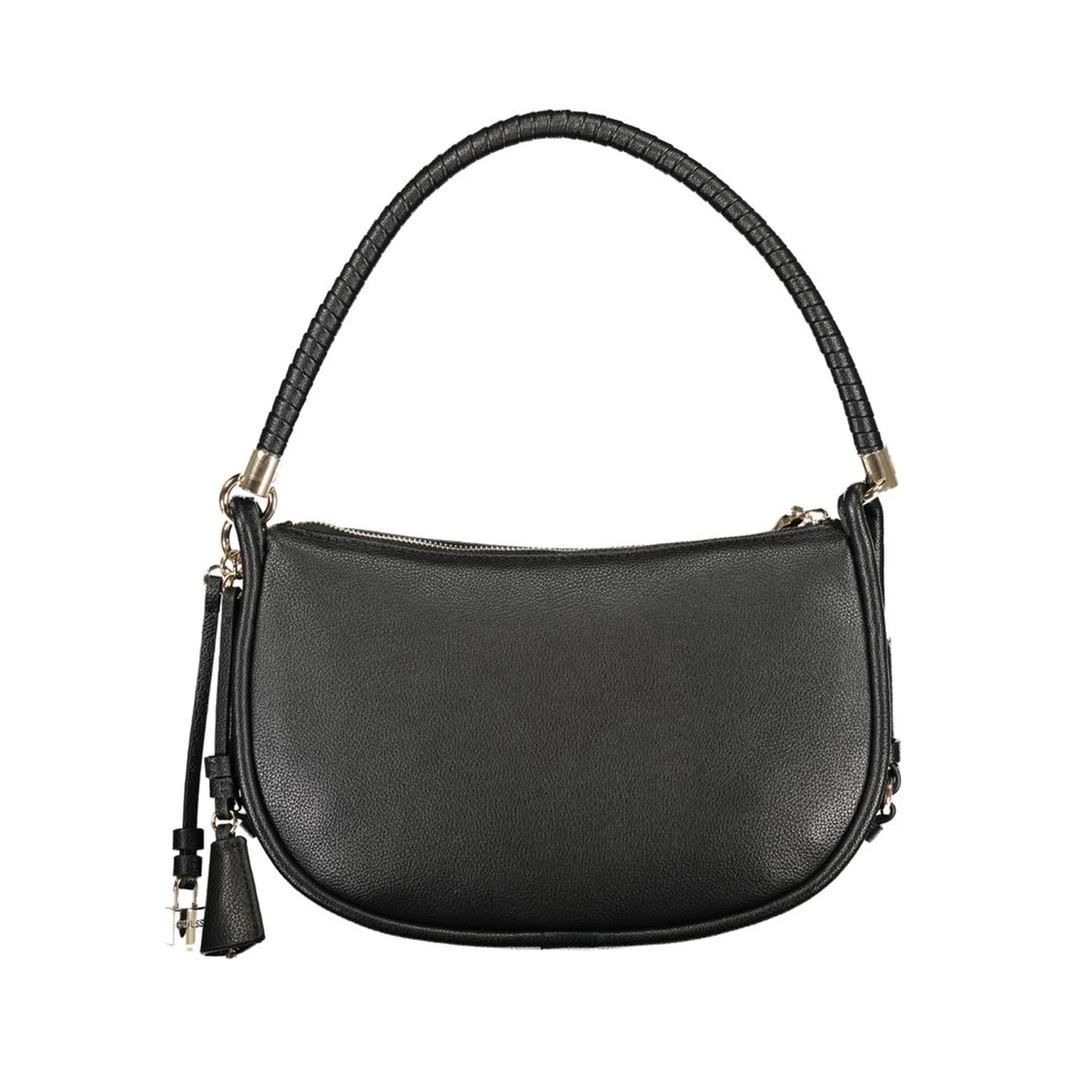 "Nero Polyurethane Women Handbag"