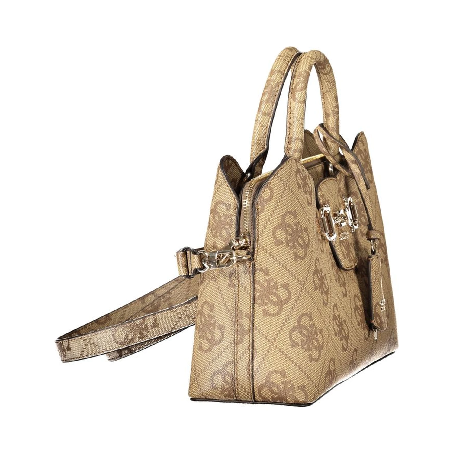 Beige Polyethylene Handbag