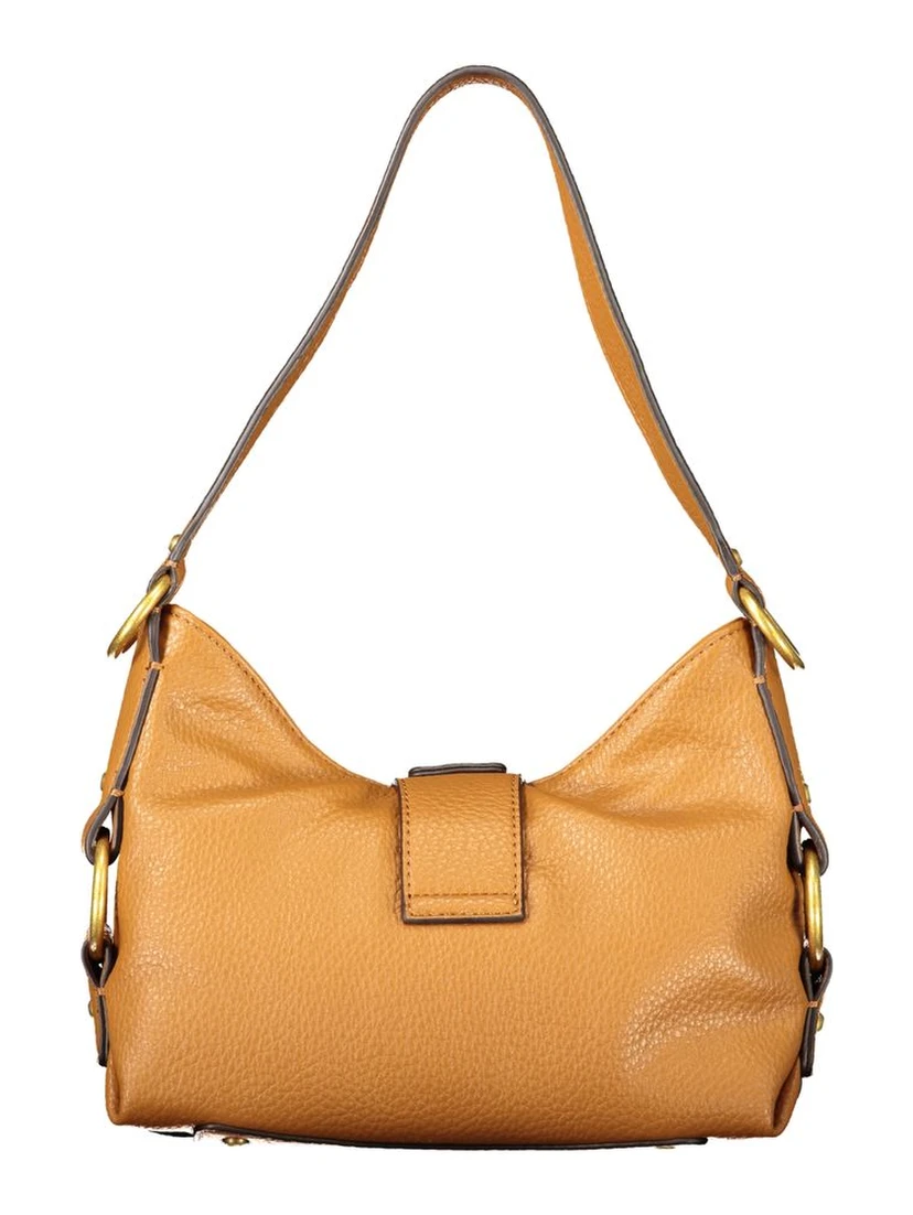 Marrone Polyurethane Women Mini Bag