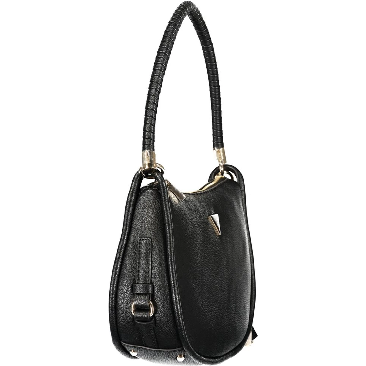 "Nero Polyurethane Women Handbag"