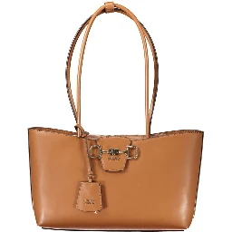 Marrone Poliuretano Women Handbag