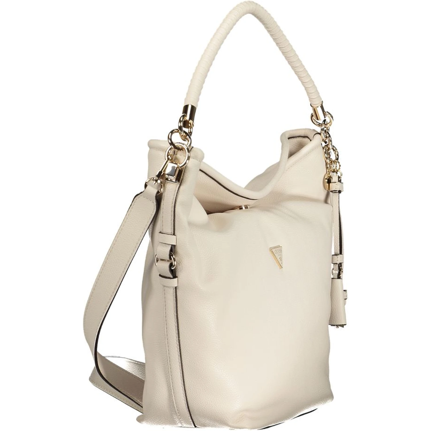 Black Polyurethane Women Handbag