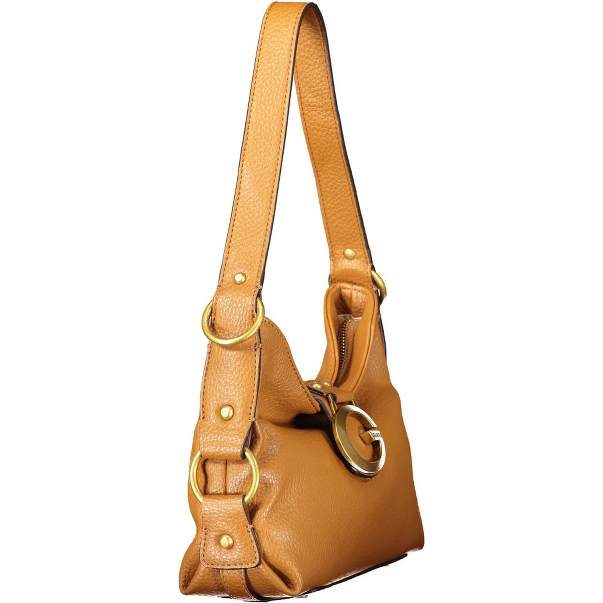 Marrone Polyurethane Women Mini Bag