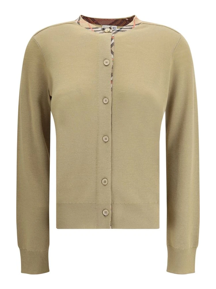 Brown Wool Cardigan