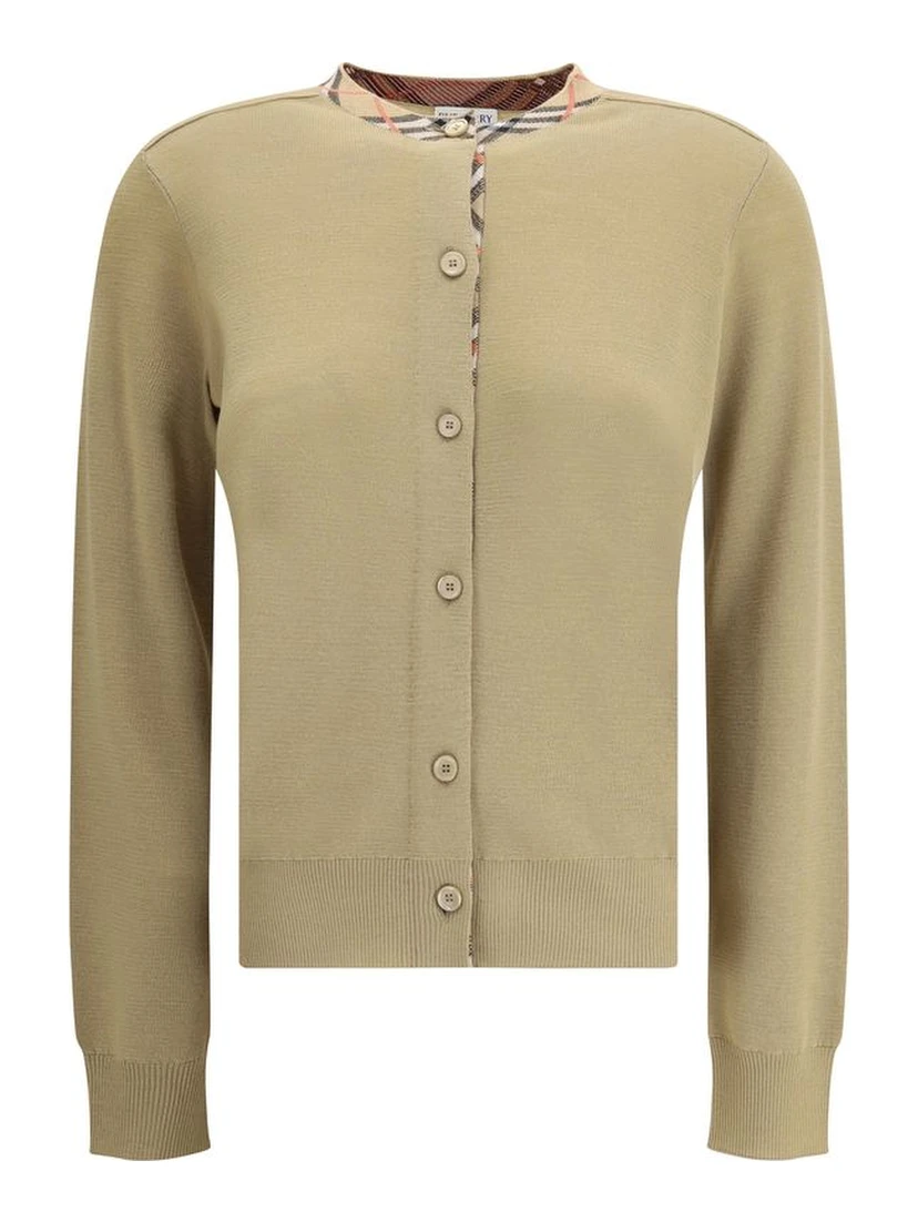 Brown Wool Cardigan