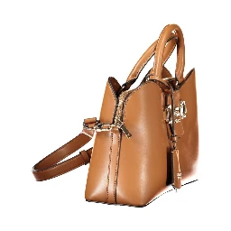 Marrone Poliuretano Women Handbag