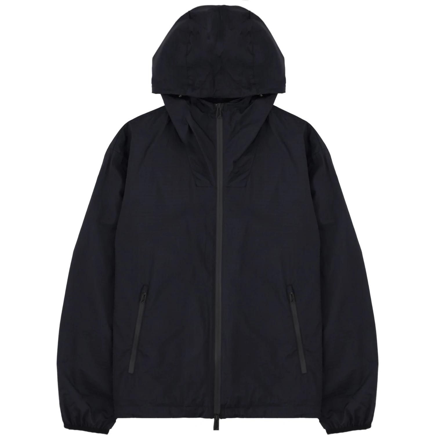 GIACCA CON ZIP E CAPPUCCIO